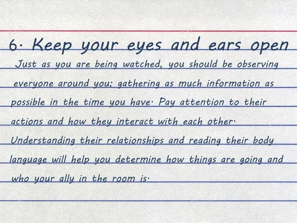 Impression Rule 6