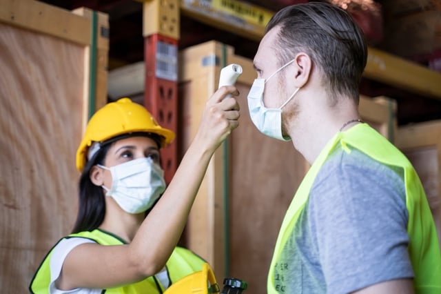 Temperature checks and other COVID protocols are causing challenges to operational efficiencies