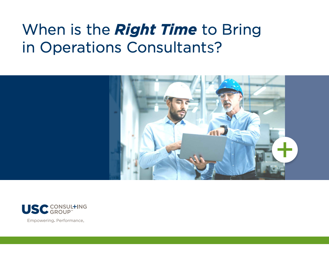 When Is The Right Time To Bring In Operations Consultants