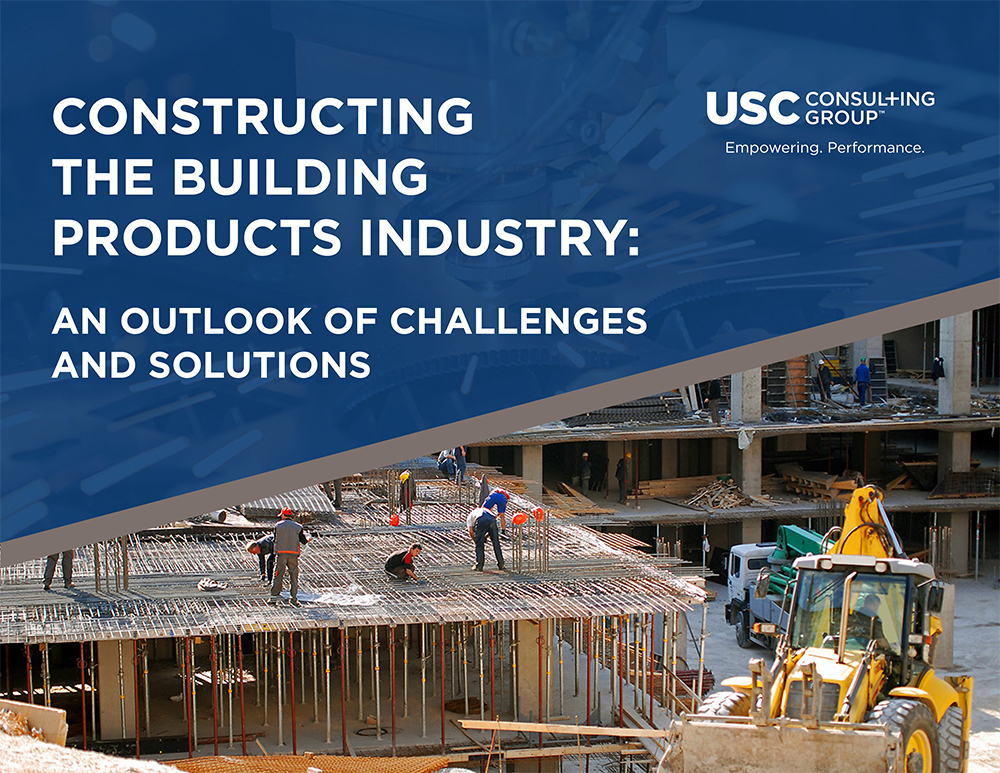 It's a double-edged sword for the building products industry today and USCCG's eBook provides the solutions you need to combat the issues.
