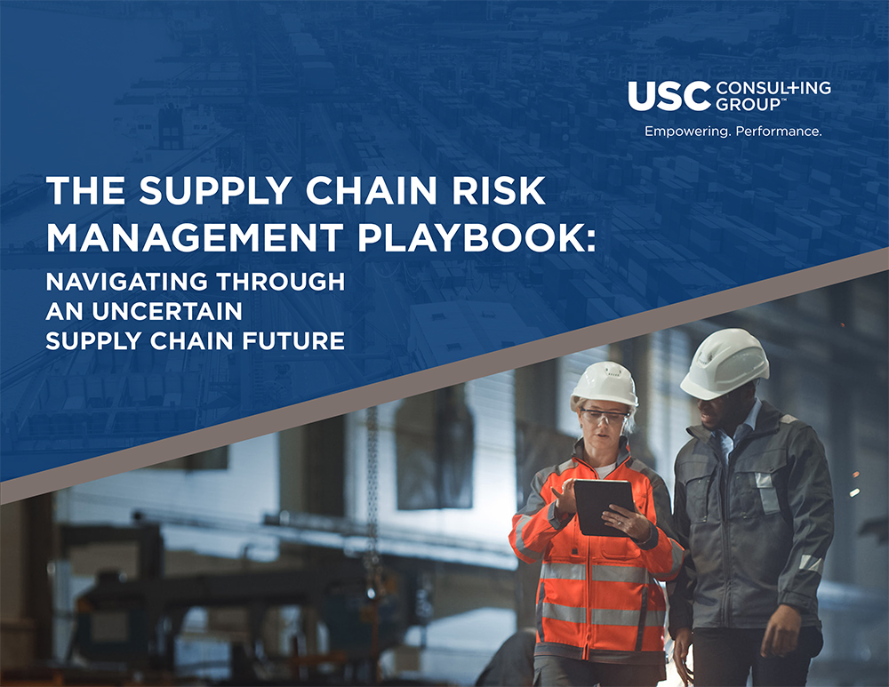 Enhancing your responsiveness to supply chain risk can provide you with a competitive advantage & this Playbook will show you the techniques.