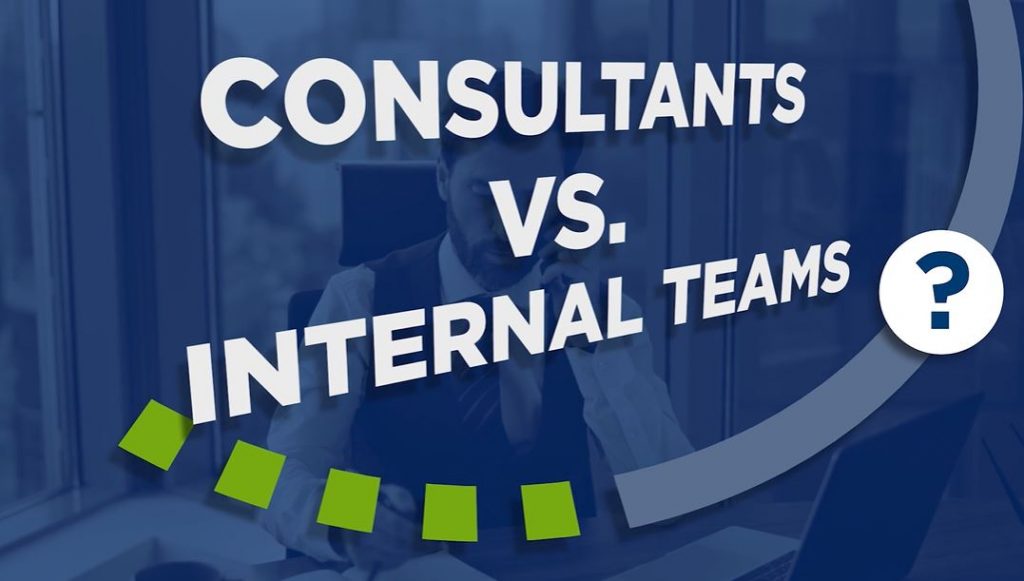Should you use outside consultants or internal improvement teams to improve processes and efficiencies? Here is the breakdown of each method.