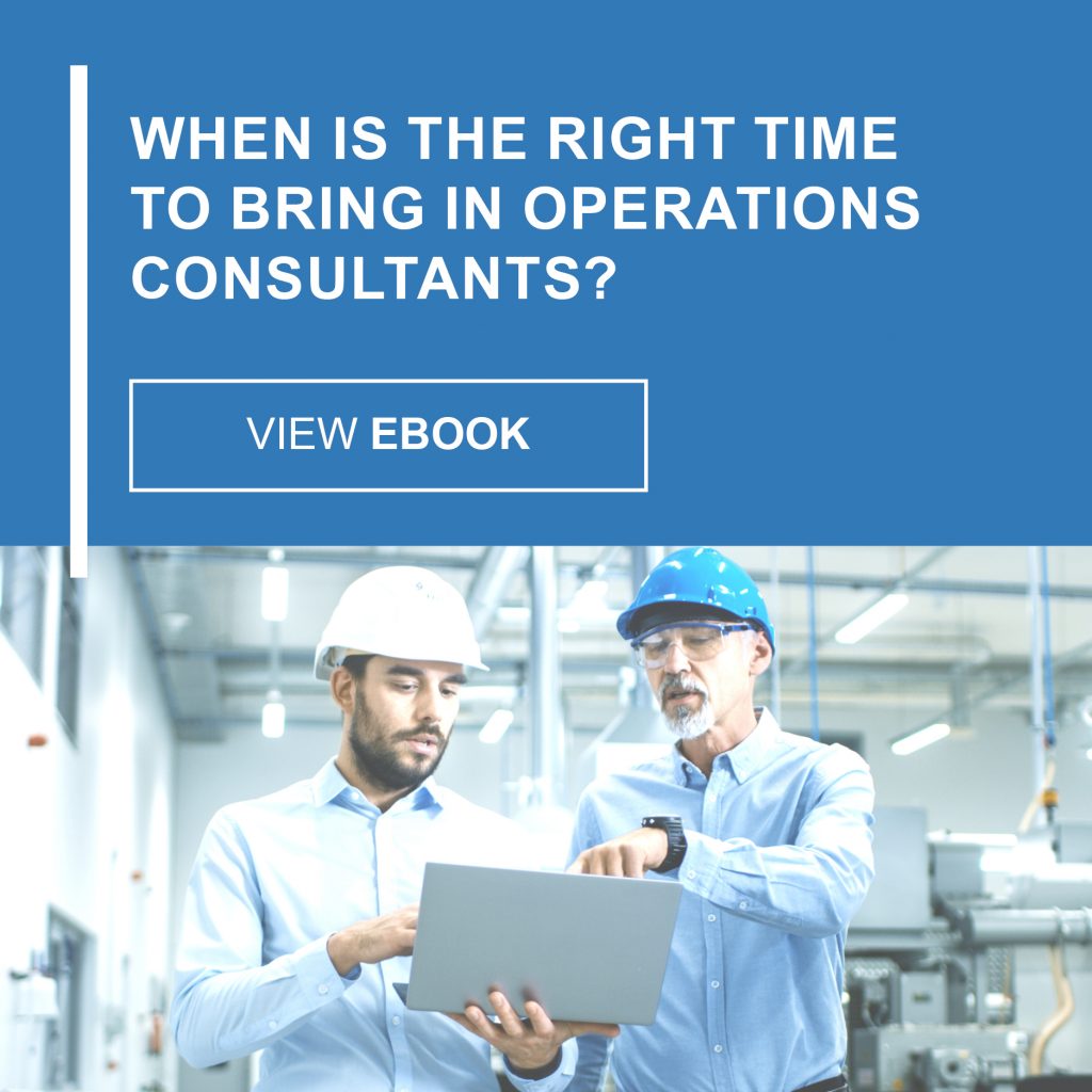 Right Time to Bring in Operations Consultants eBook CTA